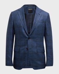 Men's Macro-Check Sport Coat