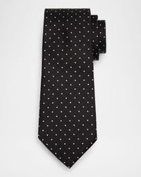 Men's Polka Dot Silk Tie