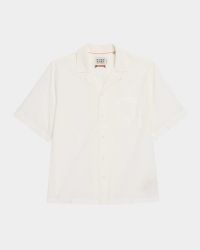 Men's Embroidered Camp Shirt