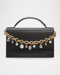 Medium Chain-Embellished Skull Shoulder Bag