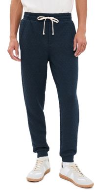 Marine Layer Corbet Quilted Joggers Navy XL
