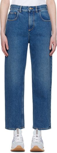 Moncler Indigo Five-Pocket Jeans