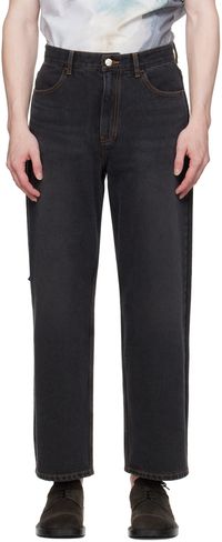 ADER error Black Significant Tag Jeans