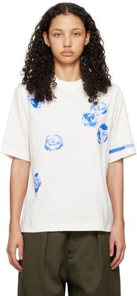 Burberry Off-White Rose T-Shirt