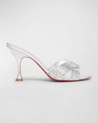 Mariza Is Back Strass Red Sole Crisscross Sandals