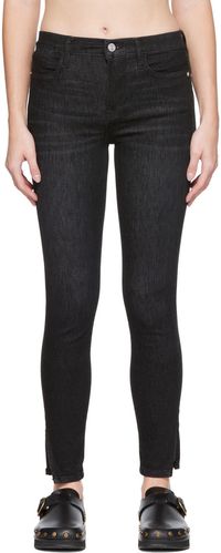 FRAME Black 'Le High Skinny' Jeans