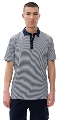 Rhone Golf Sport Polo True Navy Stripe M