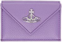 Vivienne Westwood Purple Re-Vegan Envelope Billfold Wallet