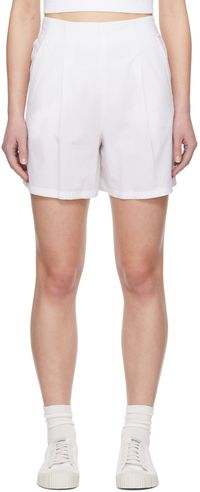 MM by Max Mara White Canale Shorts