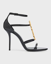 Cassandra YSL Medallion Stiletto Sandals