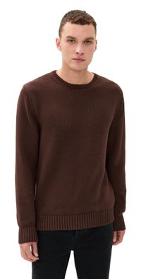 Knickerbocker Ivy Cotton Sweater Brown L
