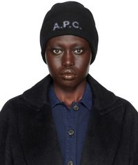 A.P.C. Bonnet Harry noir