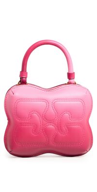 GANNI Butterfly Small Crossbody Bag Hot Pink One Size