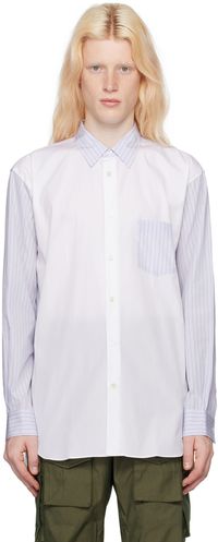 Comme des Garçons Shirt Chemise blanche à rayures