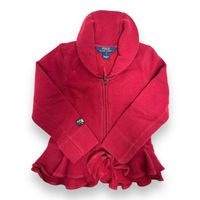 Polo Ralph Lauren - Seconde Main - Sweat enfant rouge - 5 ans - Taille 5A - Rouge