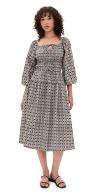 The Lulo Project New Bahia Dress Macrame All Over L