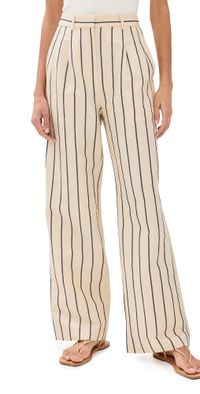 Jenni Kayne Jones Trouser Navy Stripe 14