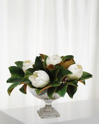Magnolia in Stripe Cut Bowl