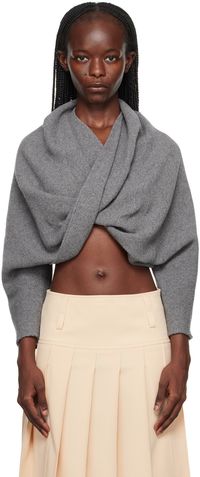 Beaufille Gray Twist Sweater