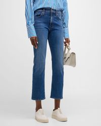The Mid-Rise Rider Ankle Jeans