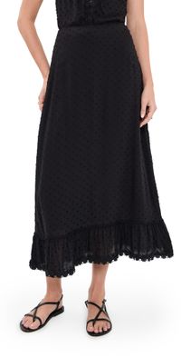 Peixoto Lola Skirt Black Lotus XS