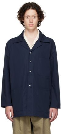 Camiel Fortgens Navy Pyjama Shirt