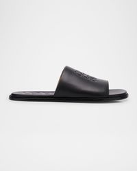 Men's Flex Anagram Soft Calfskin Slide Sandals