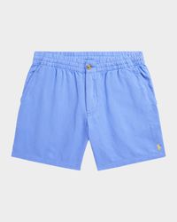 Boy's Pony Embroidered Shorts, Size 8-20