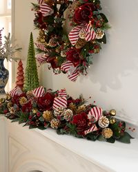 Classic Christmas Mantel Garland, 46"