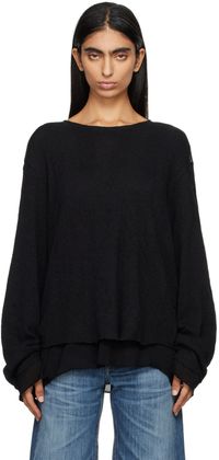 OUR LEGACY Black Double Lock Long Sleeve Sweater