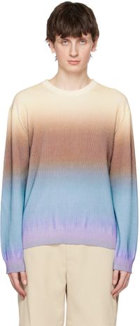 Solid Homme Pull dégradé multicolore