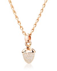 Mikado Bouquet Pave Diamond Pendant Enhancer in Rose Gold