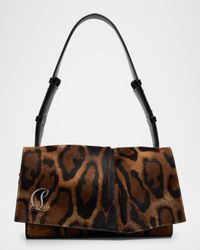 Small Baggy Shoulder Bag in Pony Hair