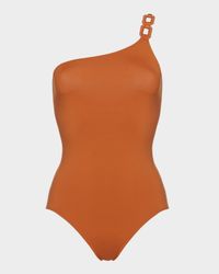 Plaisance Asymmetric One-Piece Swimsuit