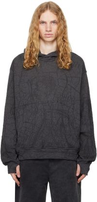 Serapis Pull à capuche gris en tricot - RITES OF CARE