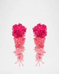 Plexy Flowers Bouquet Earrings