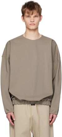 Fear of God Taupe Embossed Sweatshirt