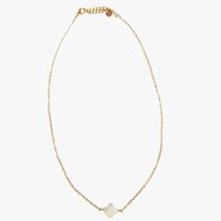 Ginandger - Collier trèfle nacre - Taille Unique - Blanc