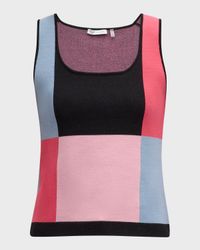 The Aurelia Sleeveless Colorblock Sweater