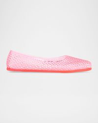 Iro Transparent Jelly Ballerina Flats