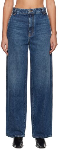 KHAITE Indigo 'The Bacall' Jeans
