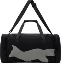 Maison Kitsuné Black Flash Fox Weekender Packable Duffle Bag