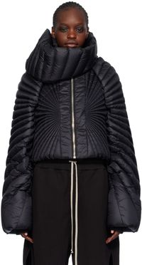 Rick Owens Blouson Radiance noir rembourré en duvet édition Moncler x Rick Owens