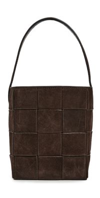 Loeffler Randall Laith Wide Woven Top Handle Bag Tmoro One Size