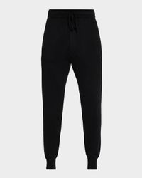 Men's Cashmere Knit Slim Drawstring Joggers