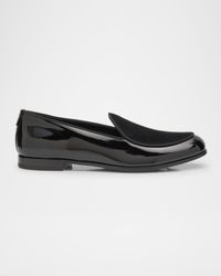 Men's Leather and Velvet Loafers