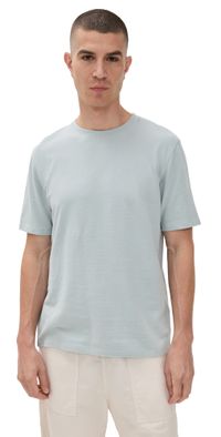 Vince Short Sleeve Crew Skylight/Natural M