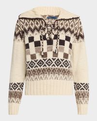 x Manos del Uruguay Jacquard-Knit Sweater