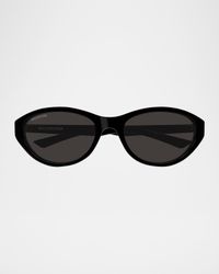 Round Acetate Sunglasses