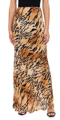 Never Fully Dressed Tiger Sheer Dorris Skirt Brown 12